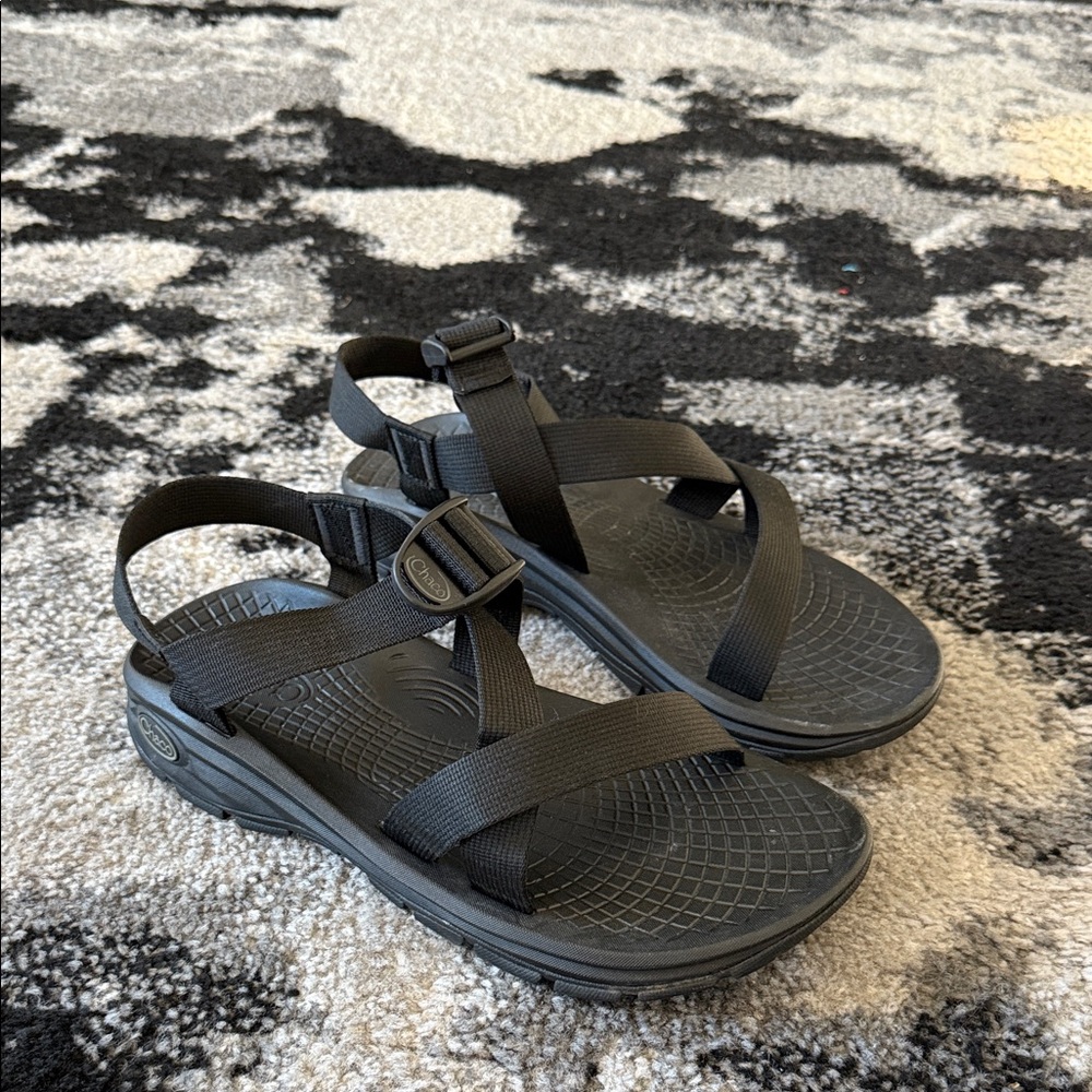 Chaco Mens Black Strappy Sandals